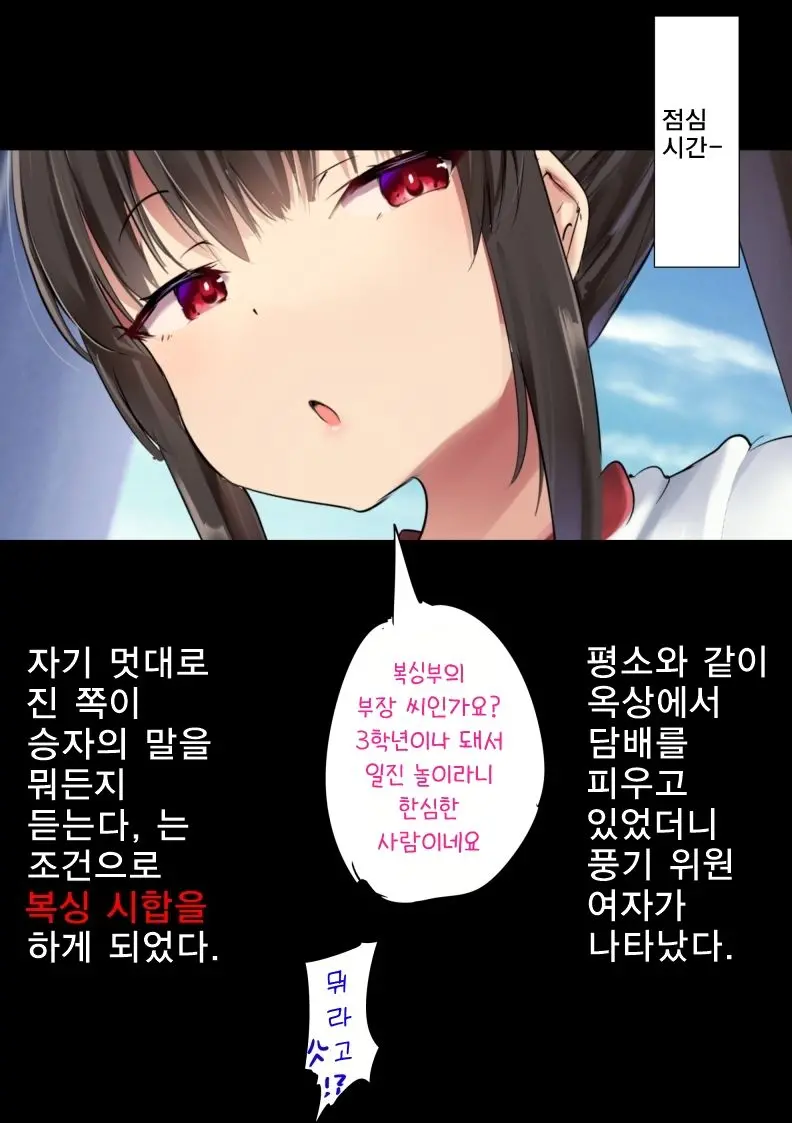 Kurokami Fuuki Iin Ni Bokorare Gazoushuu | 흑발 풍기위원에게 처맞는 이야기